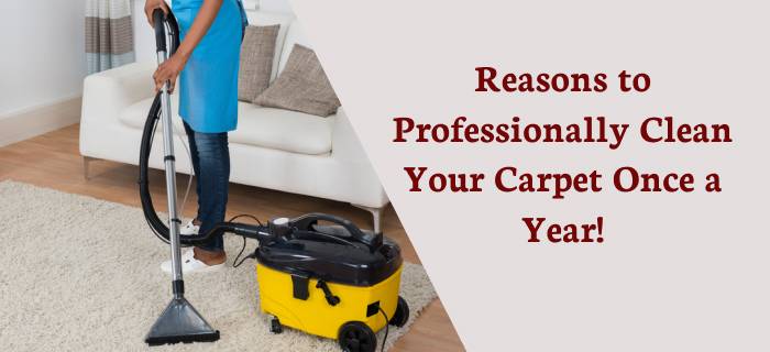 Reasons to Professionally Clean Your Carpet Once a Year!