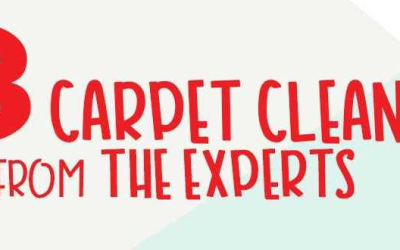 3 Expert Recommended Carpet Cleaning Tips
